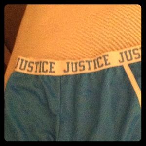 Blue justice shorts